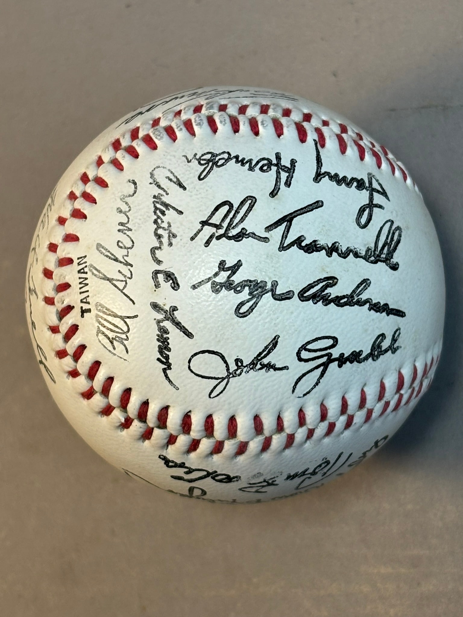Pair Original Team Facsimile Signed Baseballs - 4