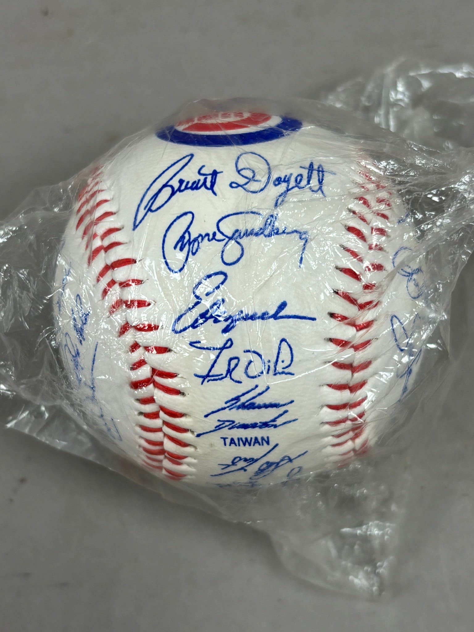 Pair Original Team Facsimile Signed Baseballs - 9