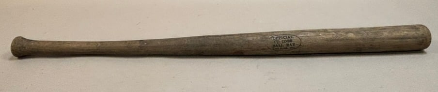 Ty Cobb Official 29.5" Early Wooden Baseball Bat: Baseball Bat PLEASE SEE ALL PHOTOS AND USE THEM AS A BETTER IDEA ON DESCRIPTION! ASK ANY QUESTIONS! PLEASE NOTE WE OFFER IN HOUSE SHIPPING & HAVE BIDDING AVAILABLE ON OUR OWN WEBSITE! If you win on LI
