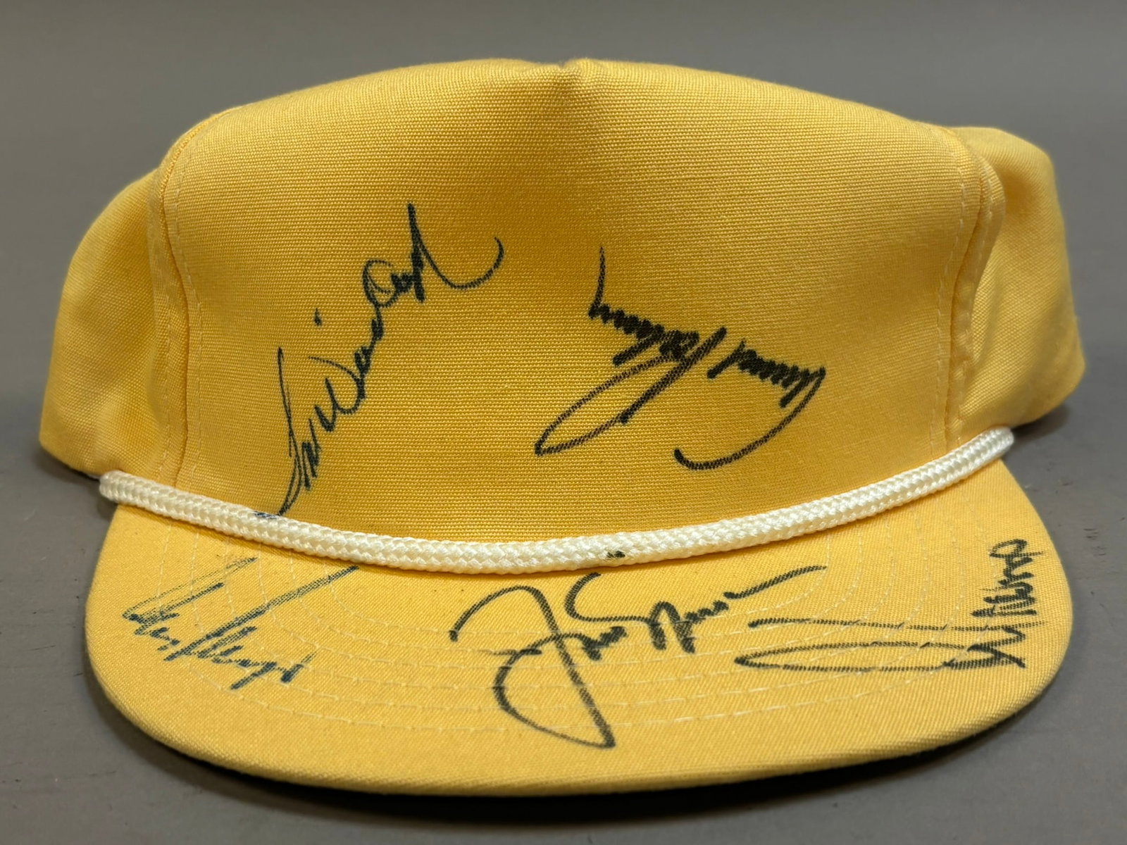 Jack Nicklaus & Arnold Palmer Signed Golf Hat (1 of 11)
