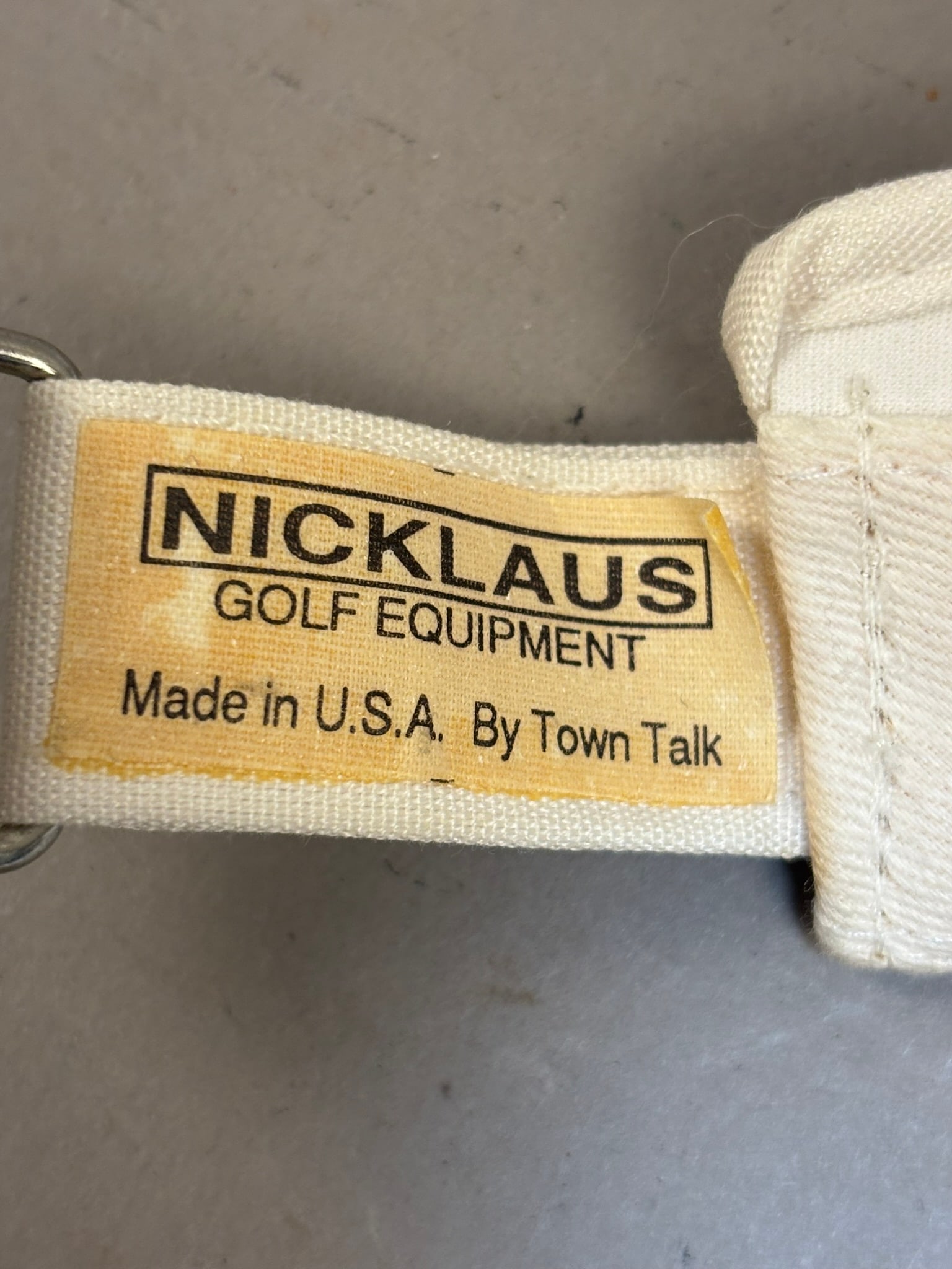 Jack Nicklaus Signed Original Auto Golf Visor Hat - 6