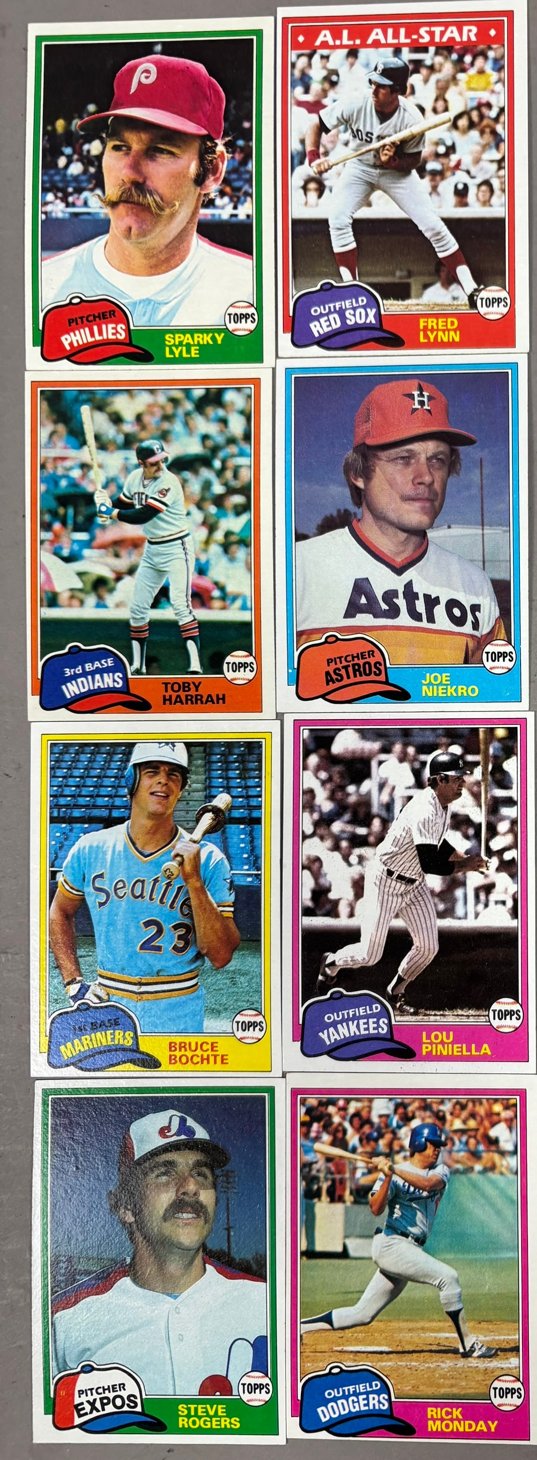 Pair Vintage 1981 Topps Baseball Complete Sets - 13
