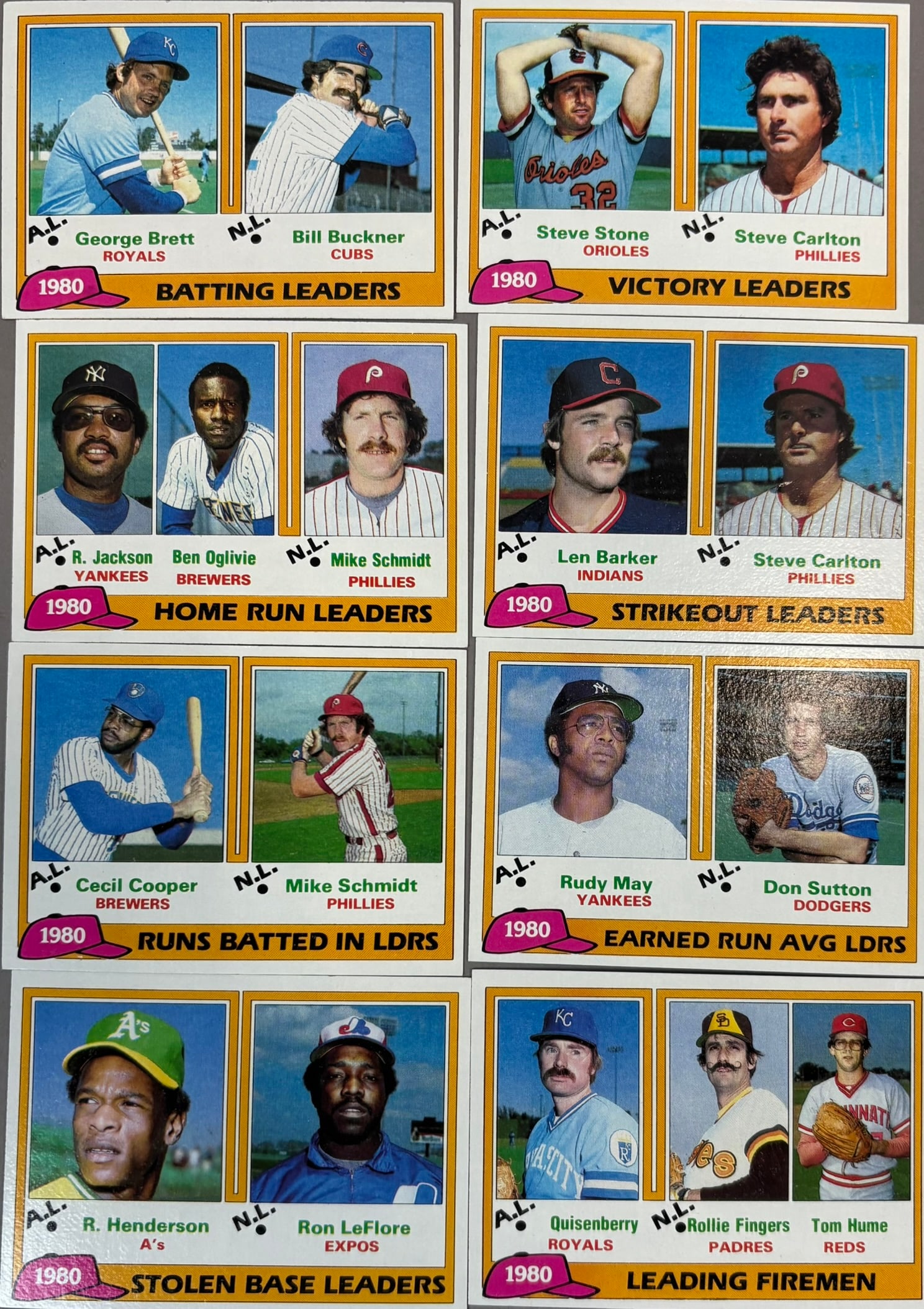 Pair Vintage 1981 Topps Baseball Complete Sets - 3