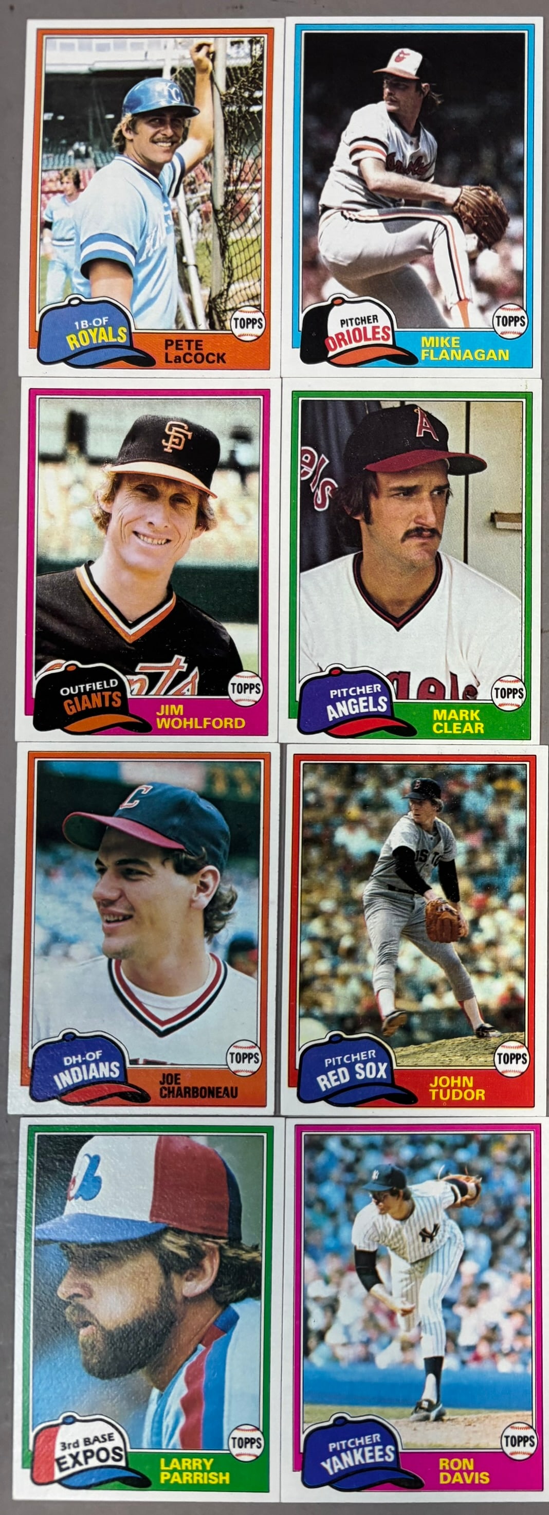 Pair Vintage 1981 Topps Baseball Complete Sets - 5