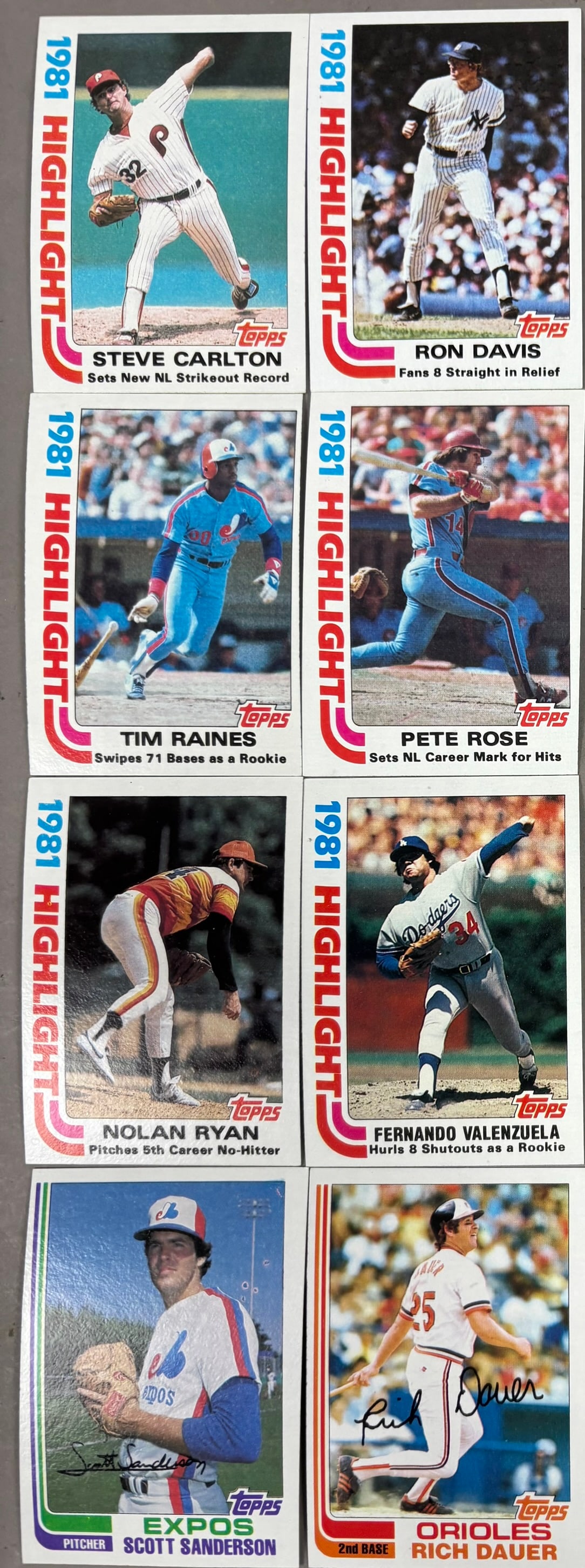 Pair 1982 Topps & Fleer Baseball Complete Sets - 13