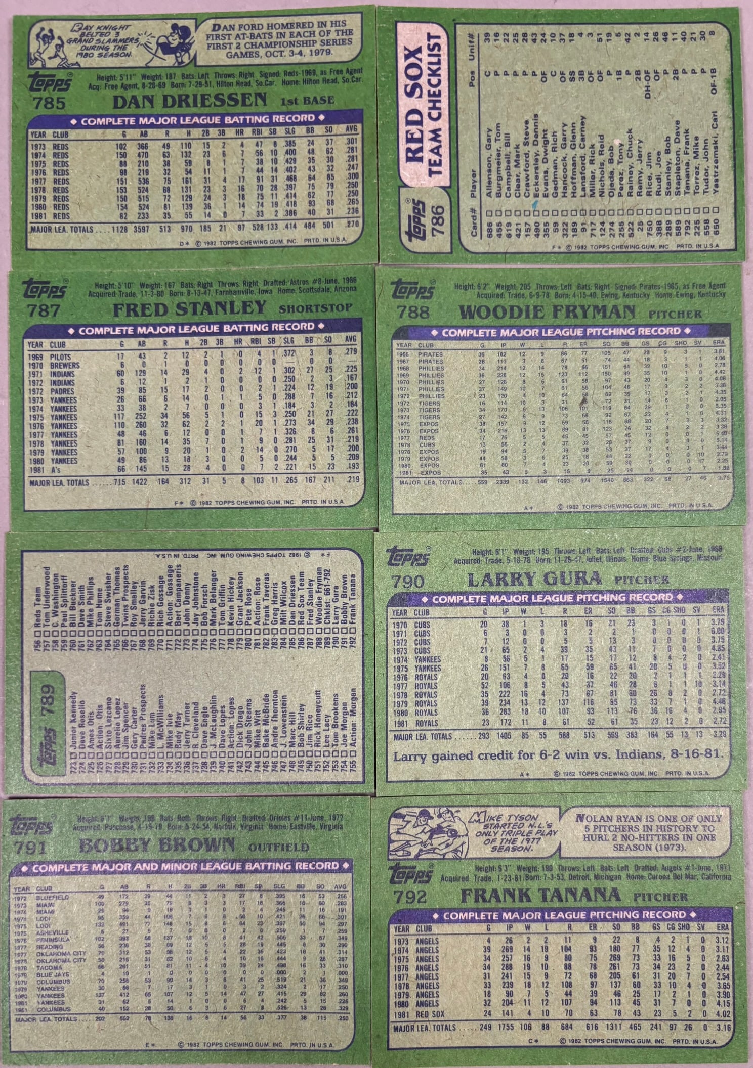Pair 1982 Topps & Fleer Baseball Complete Sets - 18