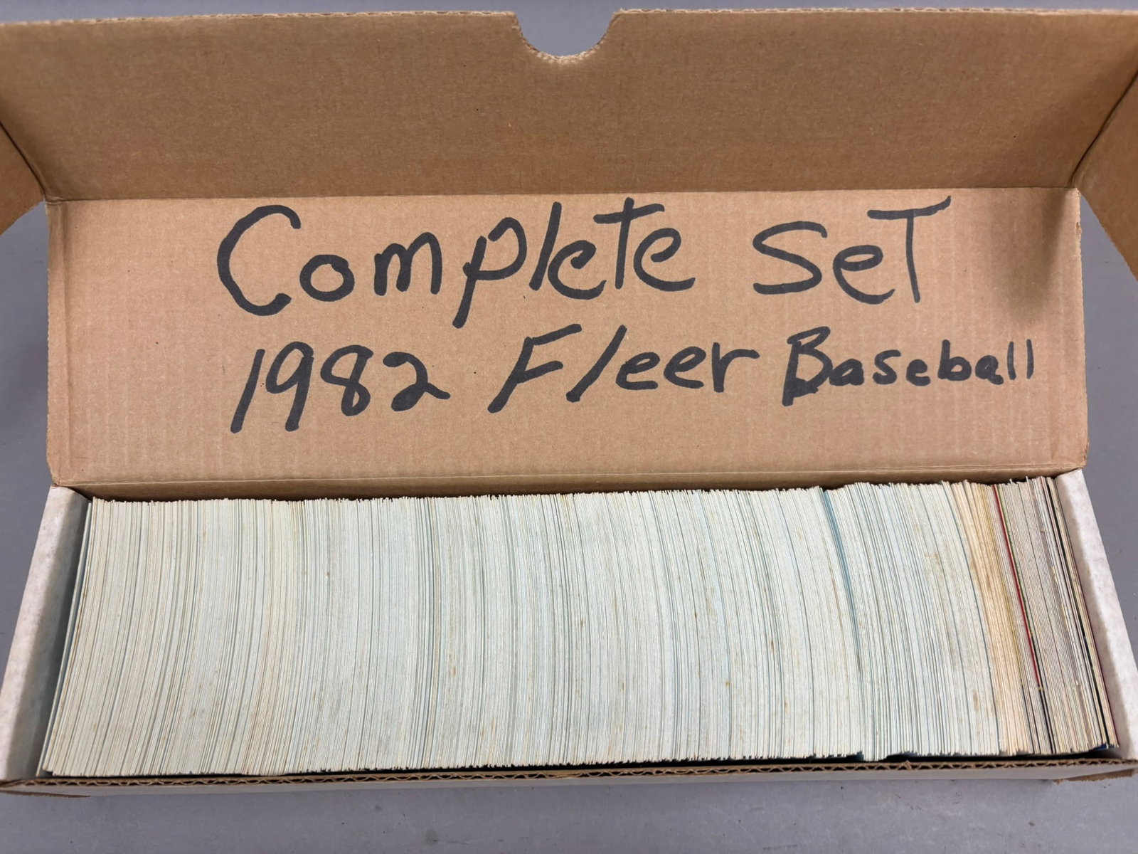 Pair 1982 Topps & Fleer Baseball Complete Sets - 3