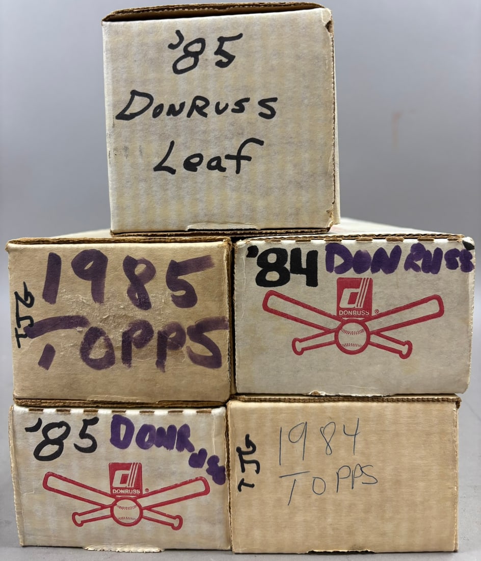 1984 1985 Donruss & Topps Complete Sets: PLEASE SEE ALL PHOTOS AND USE THEM AS A BETTER IDEA ON DESCRIPTION! ASK ANY QUESTIONS! PLEASE NOTE WE OFFER IN HOUSE SHIPPING & HAVE BIDDING AVAILABLE ON OUR OWN WEBSITE! If you win on LIVE