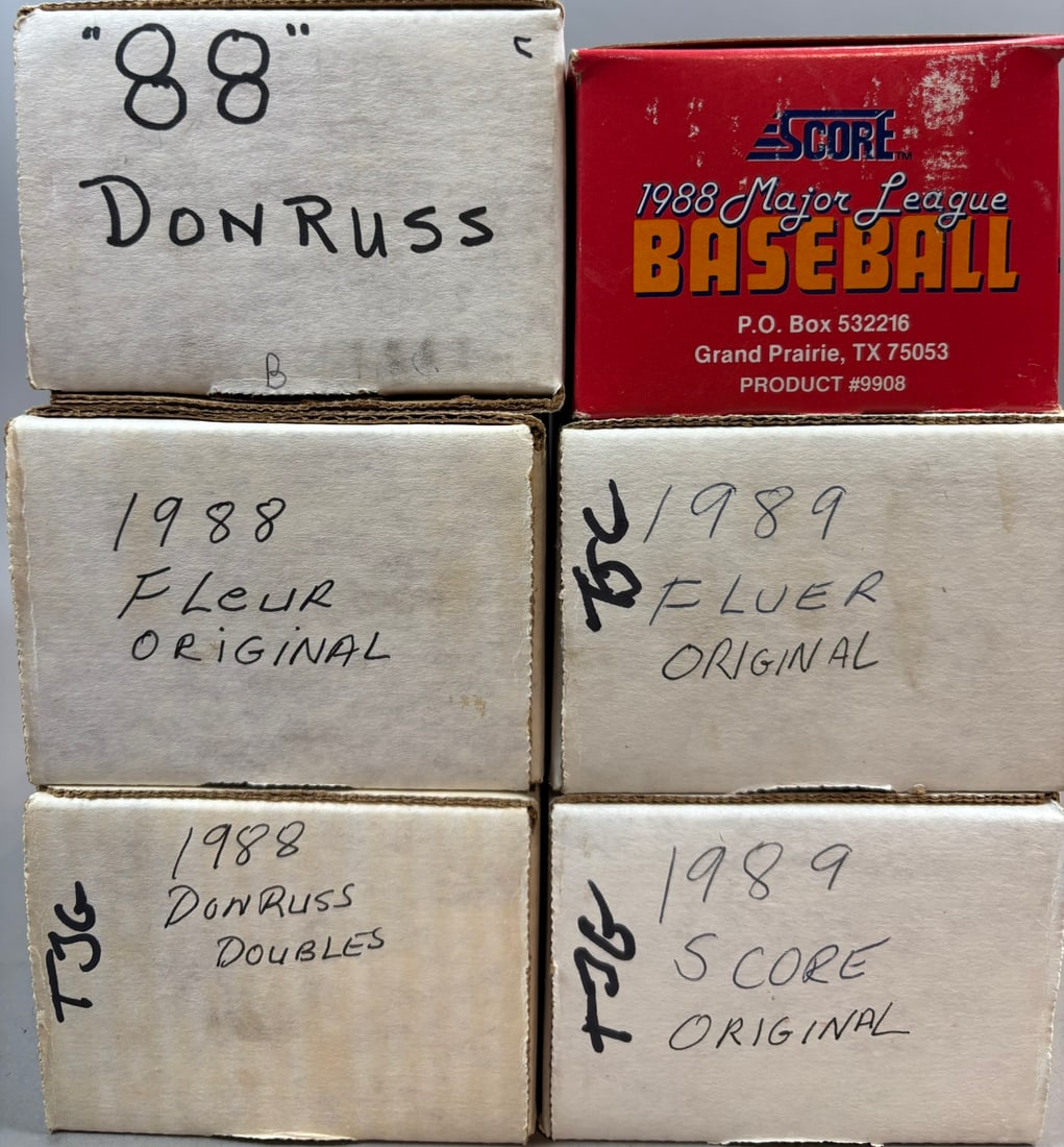 1988 1989 Donruss Score Fleer Baseball Lot: PLEASE SEE ALL PHOTOS AND USE THEM AS A BETTER IDEA ON DESCRIPTION! ASK ANY QUESTIONS! PLEASE NOTE WE OFFER IN HOUSE SHIPPING & HAVE BIDDING AVAILABLE ON OUR OWN WEBSITE! If you win on LIVE