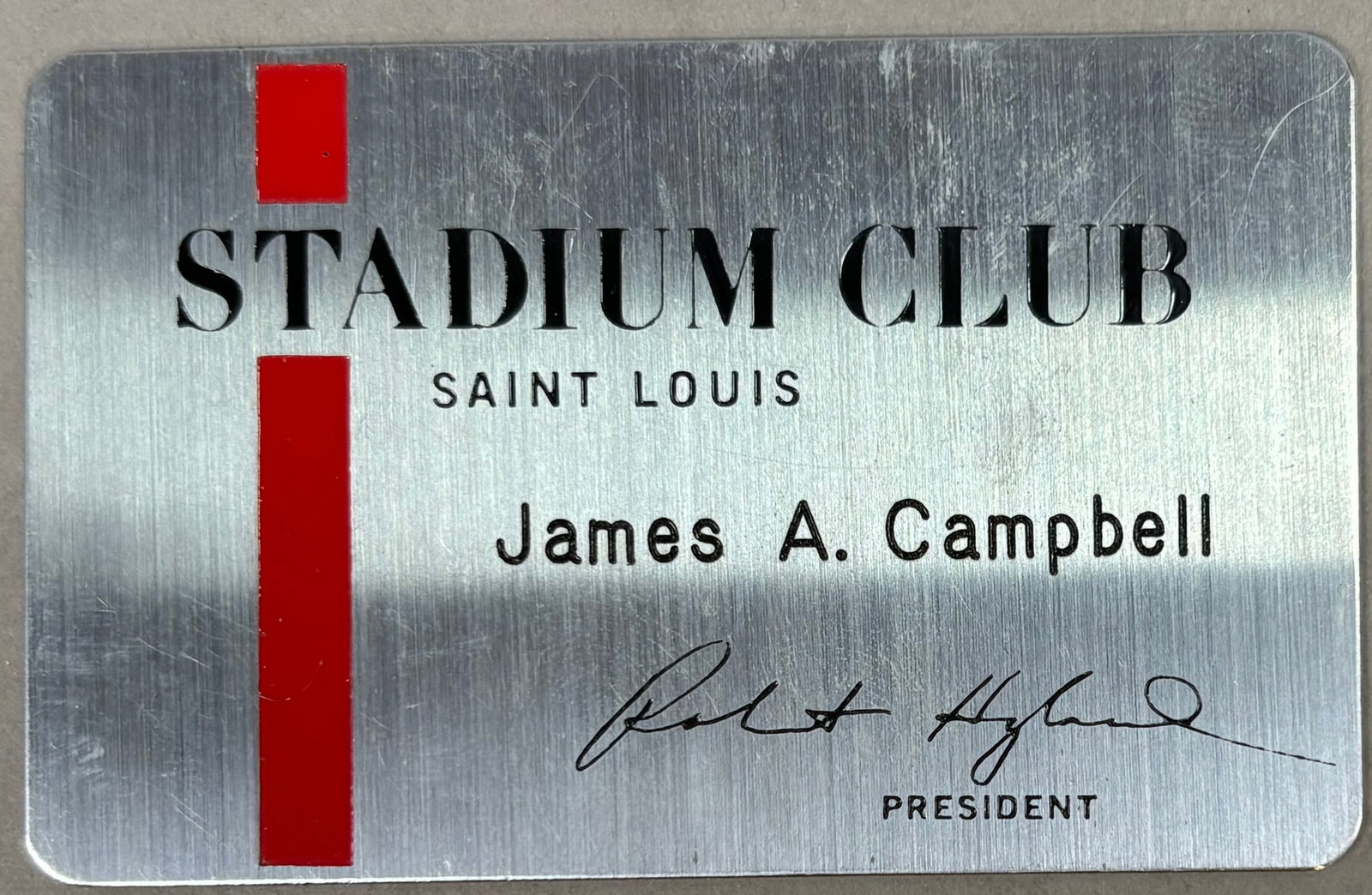 60s Jim Campbell Tigers Cardinals Stadium VIP Pass: PLEASE SEE ALL PHOTOS AND USE THEM AS A BETTER IDEA ON DESCRIPTION! ASK ANY QUESTIONS! PLEASE NOTE WE OFFER IN HOUSE SHIPPING & HAVE BIDDING AVAILABLE ON OUR OWN WEBSITE! If you win on LIVE