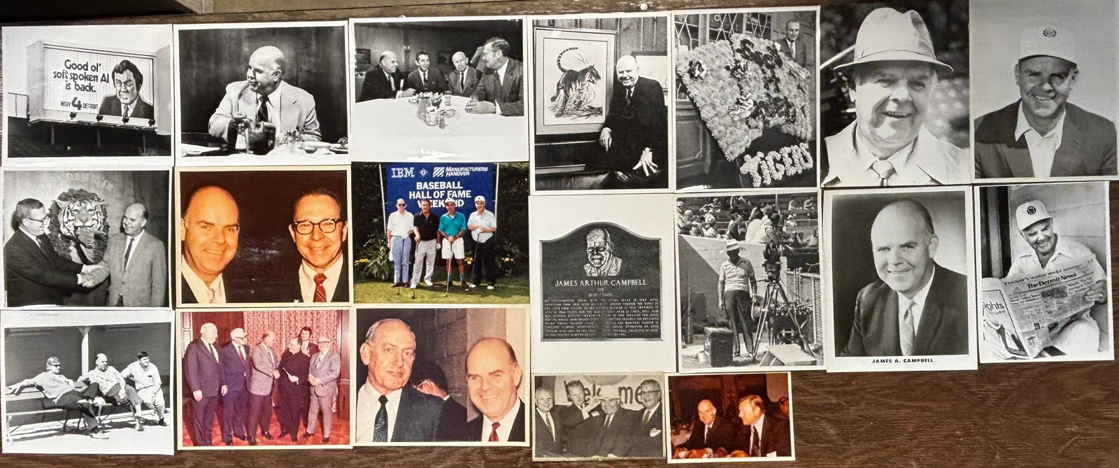 Lot 19 Jim Campbell Detroit Tigers GM 8x10 PHOTOS: PLEASE SEE ALL PHOTOS AND USE THEM AS A BETTER IDEA ON DESCRIPTION! ASK ANY QUESTIONS! PLEASE NOTE WE OFFER IN HOUSE SHIPPING & HAVE BIDDING AVAILABLE ON OUR OWN WEBSITE! If you win on LIVE