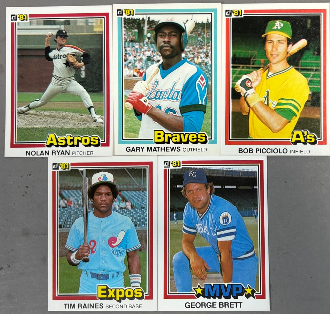 1981 Donruss Baseball Complete Set + Error Cards - 5