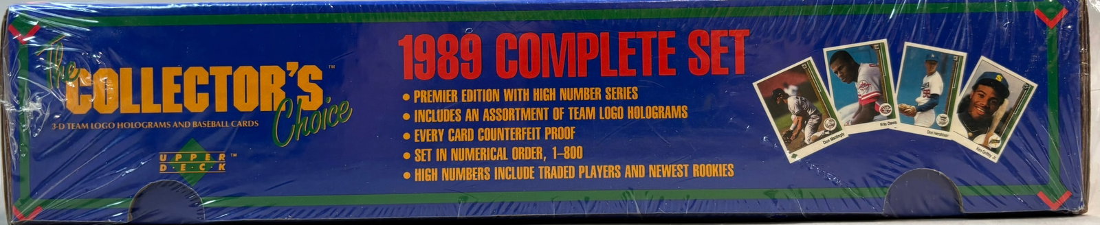 MIP 1989 COMPLETE FACTORY SET UPPER DECK GRIFFEY - 2