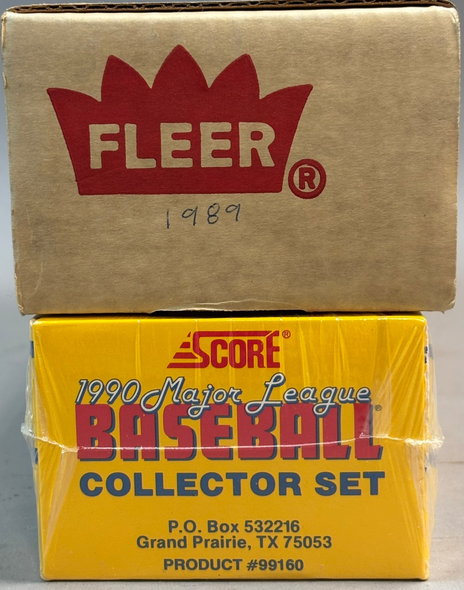 1989 FLEER & 1990 SCORE Complete Baseball Sets: PLEASE SEE ALL PHOTOS AND USE THEM AS A BETTER IDEA ON DESCRIPTION! ASK ANY QUESTIONS! PLEASE NOTE WE OFFER IN HOUSE SHIPPING & HAVE BIDDING AVAILABLE ON OUR OWN WEBSITE! If you win on LIVE AUCTIONEER