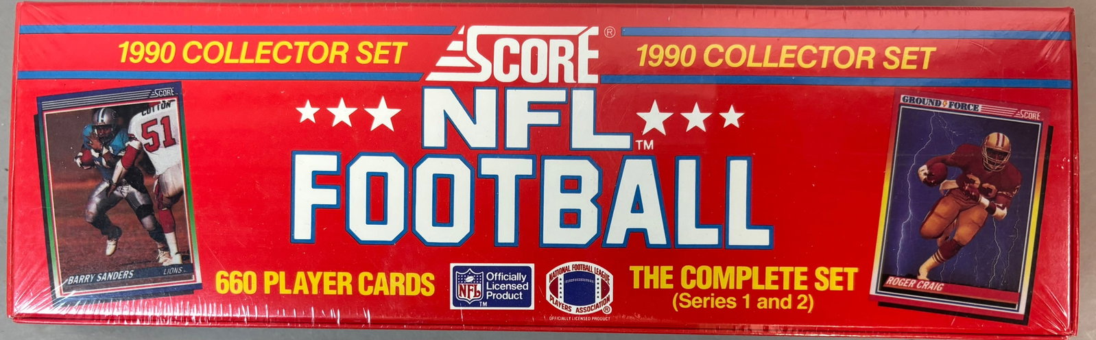 1990 SCORE NFL FOOTBALL SEALED SET MIP NOS: PLEASE SEE ALL PHOTOS AND USE THEM AS A BETTER IDEA ON DESCRIPTION! ASK ANY QUESTIONS! PLEASE NOTE WE OFFER IN HOUSE SHIPPING & HAVE BIDDING AVAILABLE ON OUR OWN WEBSITE! If you win on LIVE