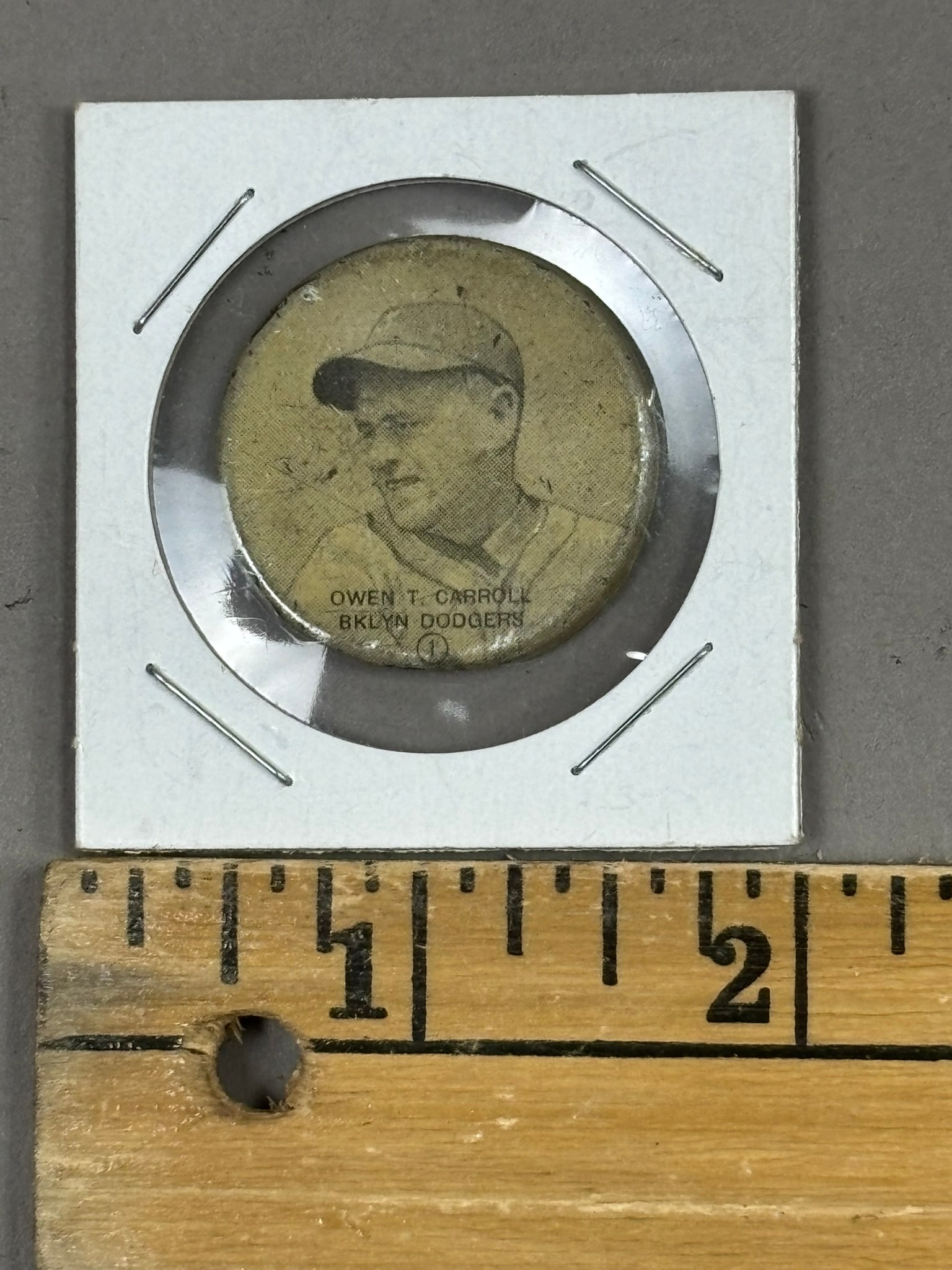 Lot 6 1933 PX3 Double Header Pinback Button - 14