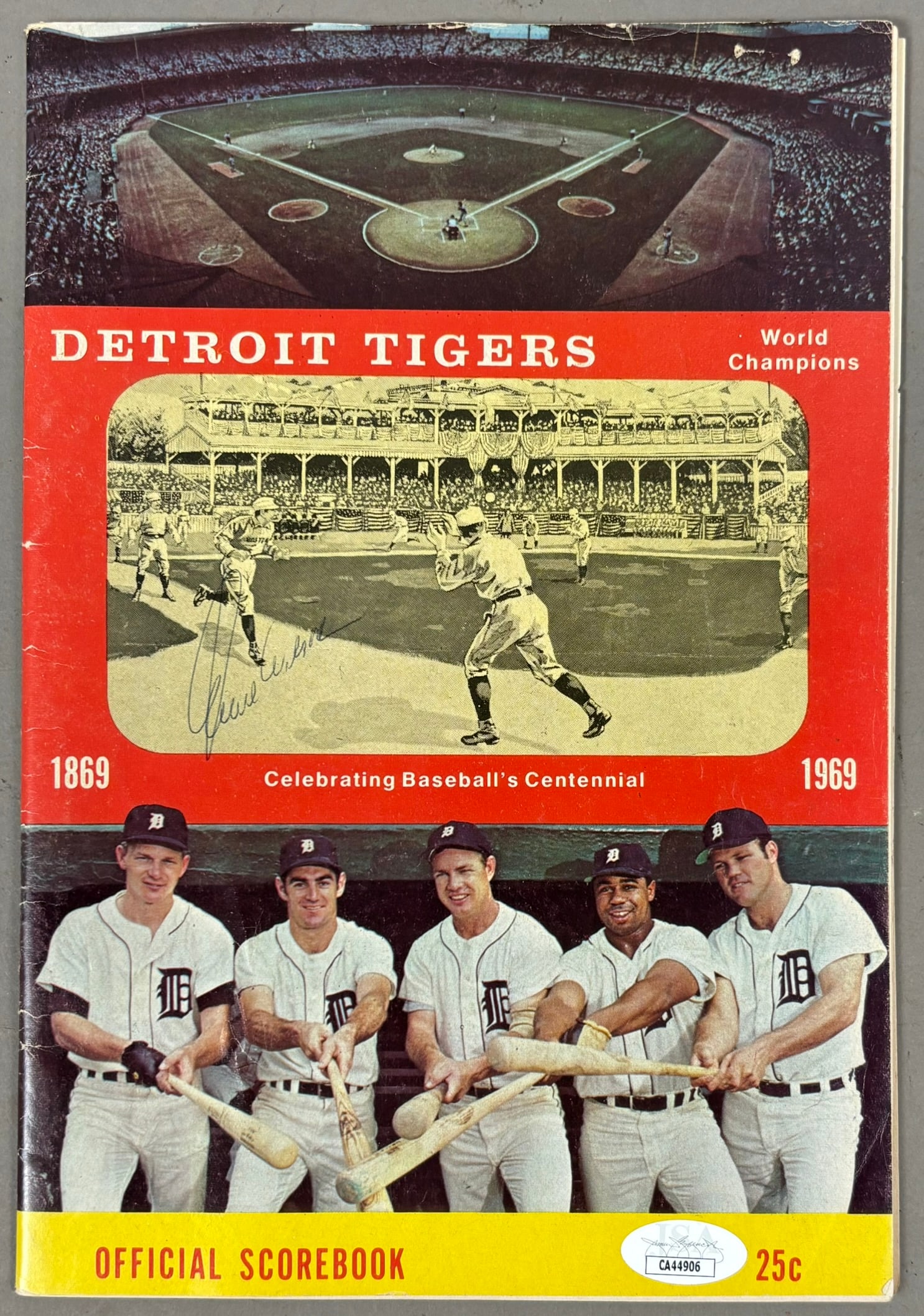 1969 Detroit Tigers Signed Earl Wilson JSA Book: Great original Scorebook - JSA cert is CA44906 - PLEASE SEE ALL PHOTOS AND USE THEM AS A BETTER IDEA ON DESCRIPTION! ASK ANY QUESTIONS! PLEASE NOTE WE OFFER IN HOUSE SHIPPING & HAVE BIDDING AVAILABLE