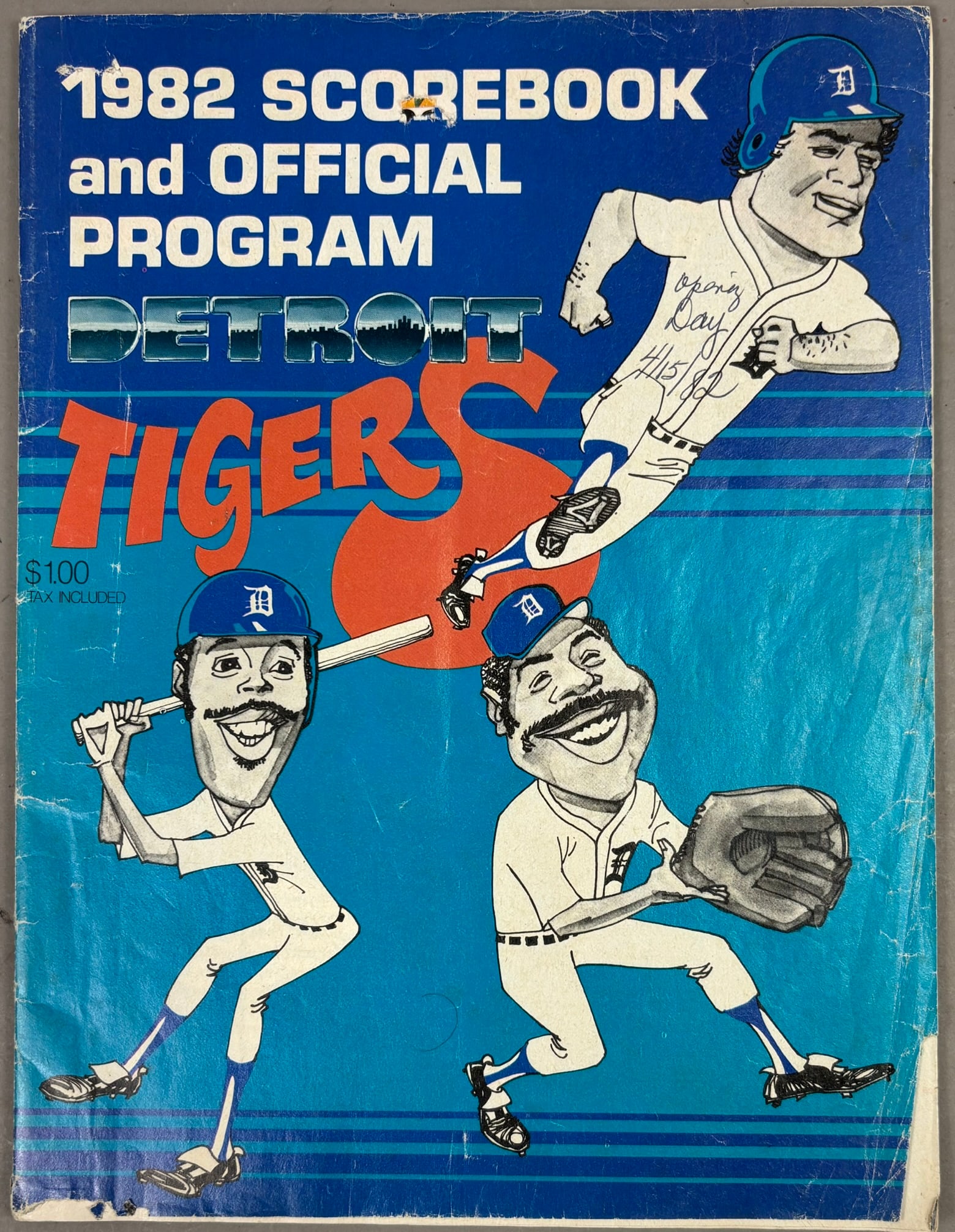 1982 Detroit Tigers Auto Yearbook Gossage Nettles: JSA cert is CB71375 - PLEASE SEE ALL PHOTOS AND USE THEM AS A BETTER IDEA ON DESCRIPTION! ASK ANY QUESTIONS! PLEASE NOTE WE OFFER IN HOUSE SHIPPING & HAVE BIDDING AVAILABLE ON OUR OWN WEBSITE! If you