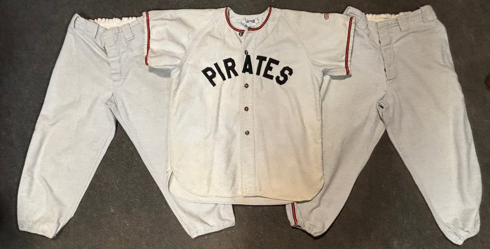 Eastside Little League PIRATES Baseball Jersey: PLEASE SEE ALL PHOTOS AND USE THEM AS A BETTER IDEA ON DESCRIPTION! ASK ANY QUESTIONS! PLEASE NOTE WE OFFER IN HOUSE SHIPPING & HAVE BIDDING AVAILABLE ON OUR OWN WEBSITE! If you win on LIVE