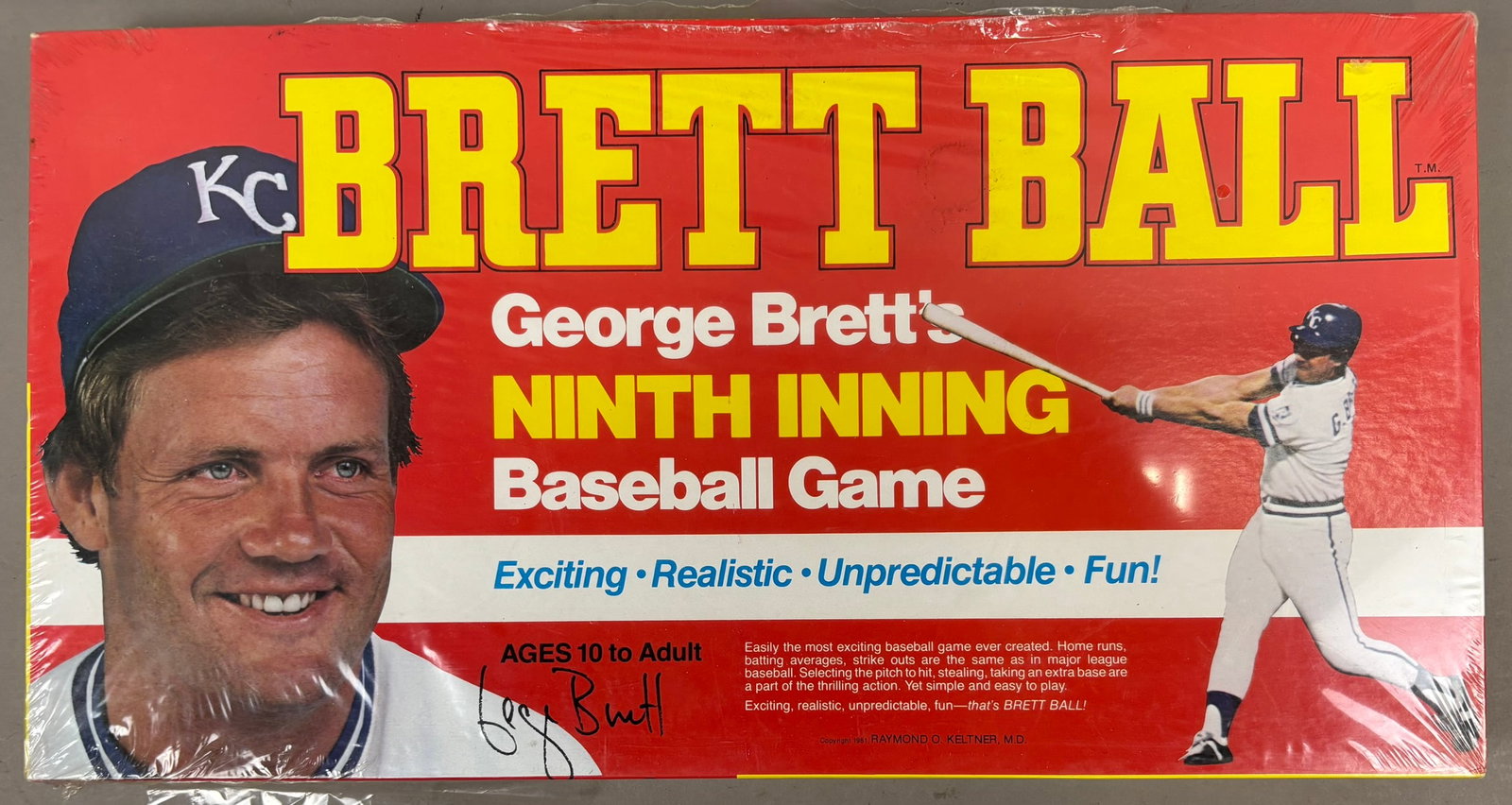 1981 BRETT BALL 9th Inning Baseball Game NOS: PLEASE SEE ALL PHOTOS AND USE THEM AS A BETTER IDEA ON DESCRIPTION! ASK ANY QUESTIONS! PLEASE NOTE WE OFFER IN HOUSE SHIPPING & HAVE BIDDING AVAILABLE ON OUR OWN WEBSITE! If you win on LIVE