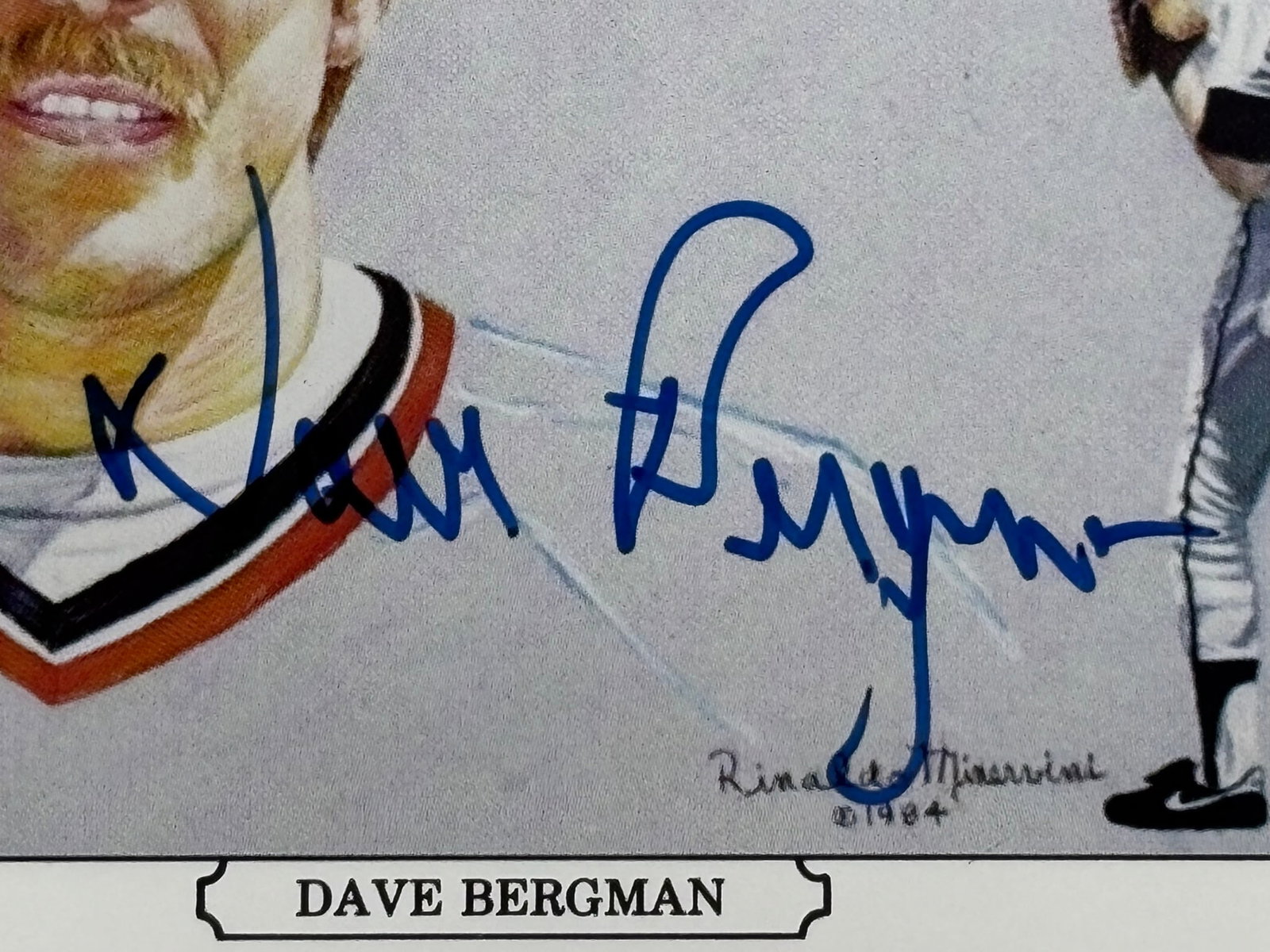 1984 Dave Bergman Signed Postcard w/ JSA Cert - 3