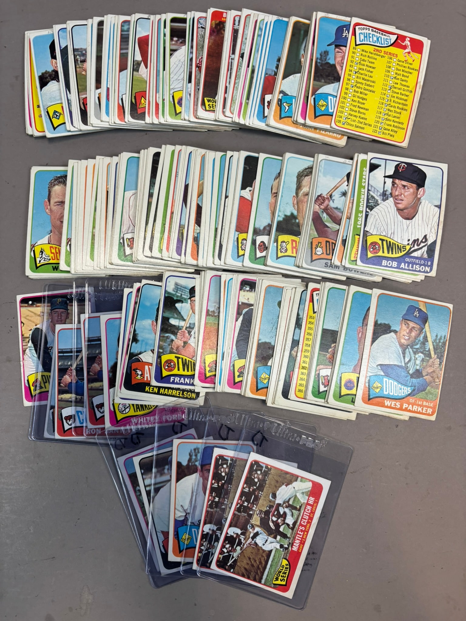 230+ 1965 Topps Lot Baseball Card Partial Set (1 of 8)