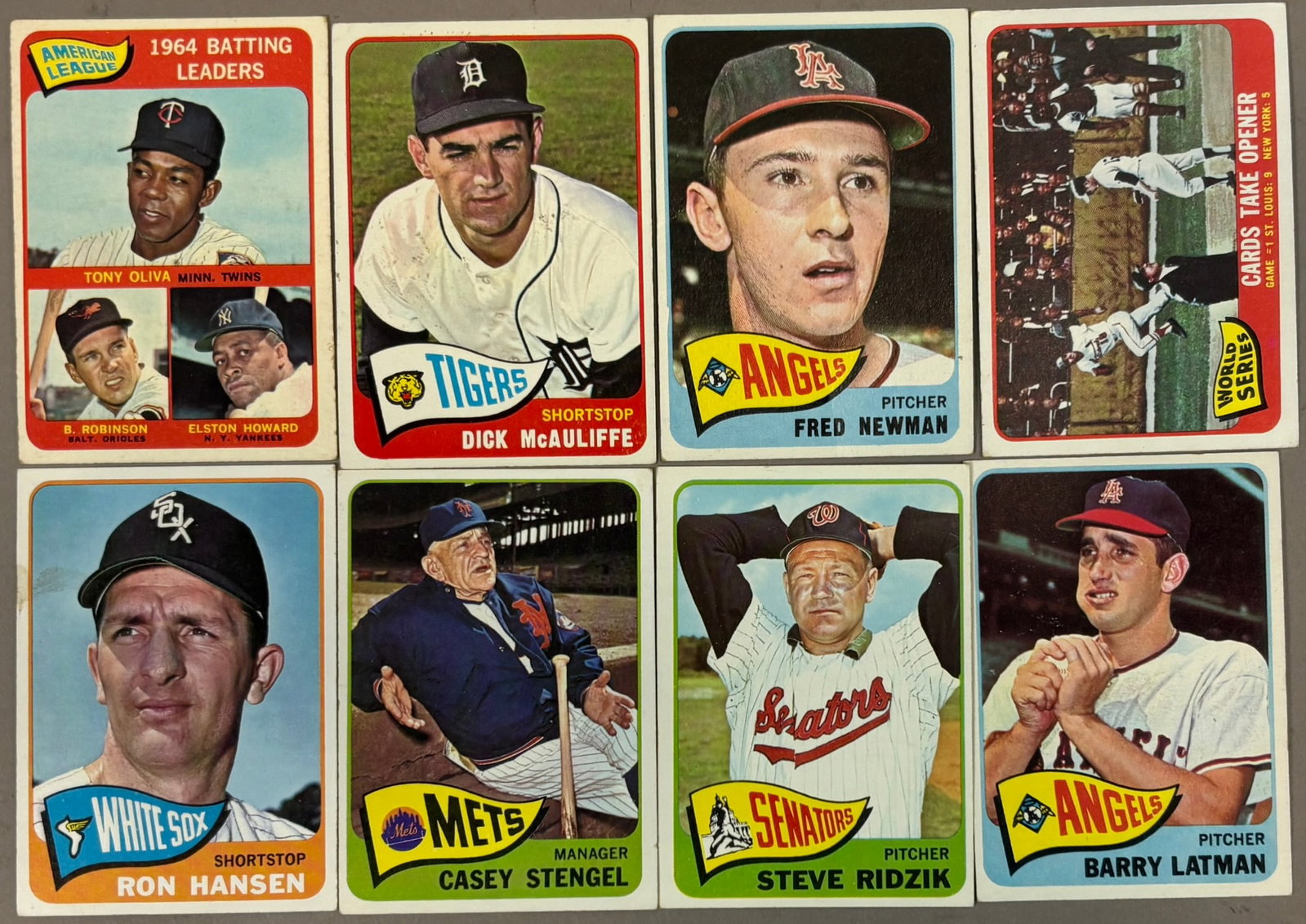 1965 Topps Duplicates Partial Baseball Card Set - 2