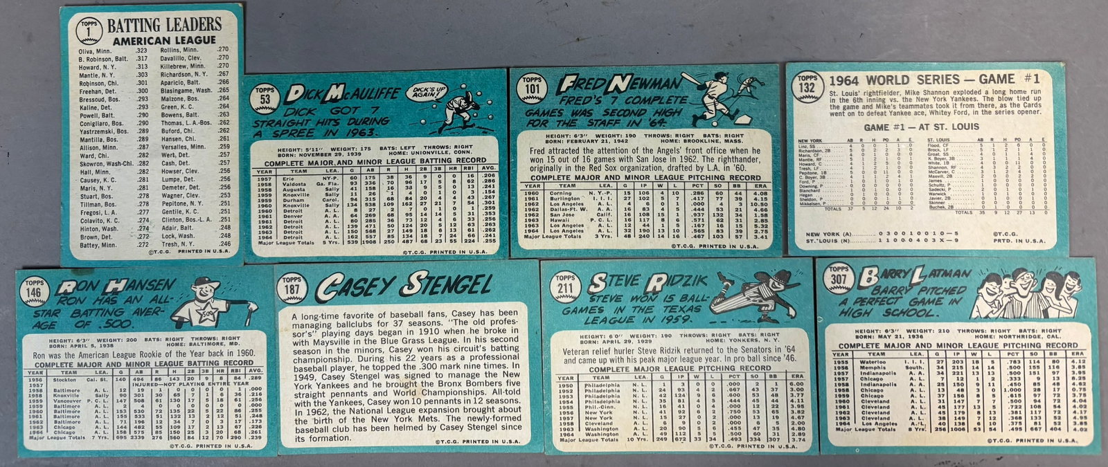 1965 Topps Duplicates Partial Baseball Card Set - 3