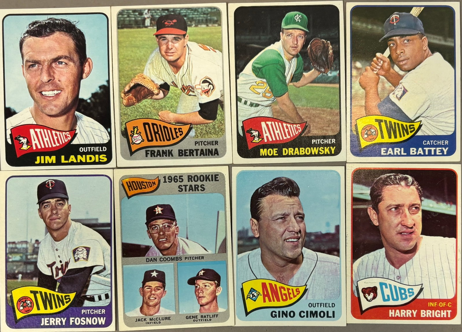 1965 Topps Duplicates Partial Baseball Card Set - 4