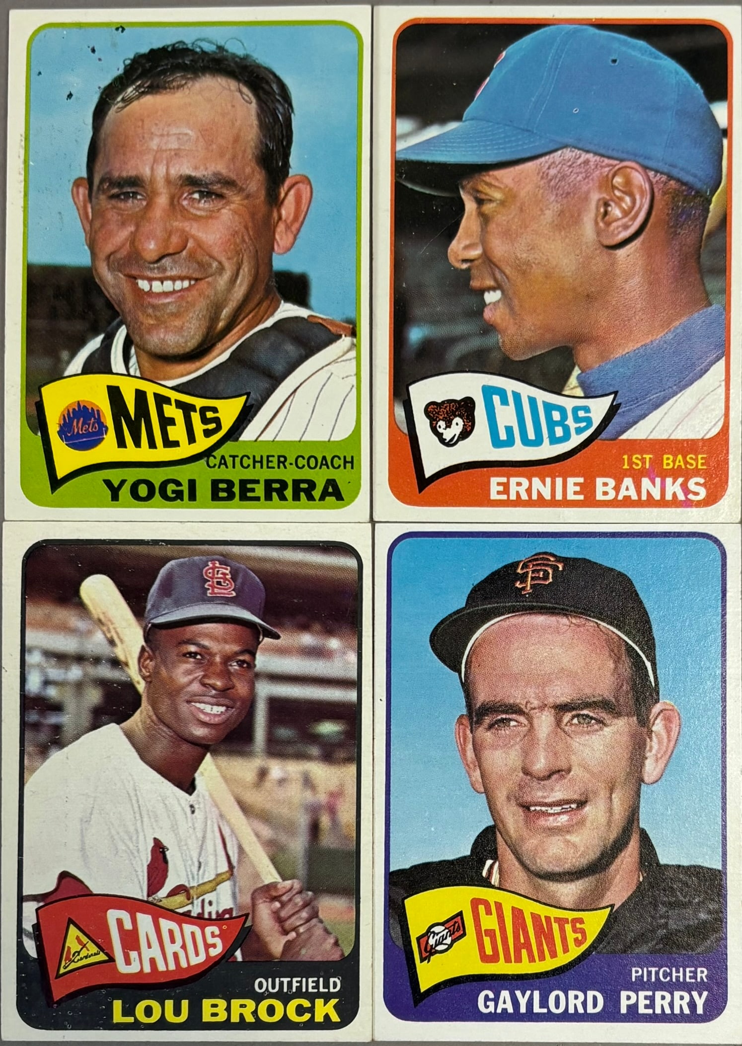 1965 Topps Partial Baseball Set MANTLE 5.5 - 10