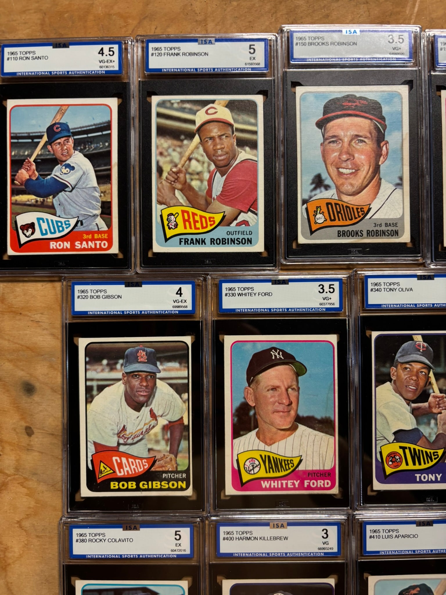 1965 Topps Partial Baseball Set MANTLE 5.5 - 13