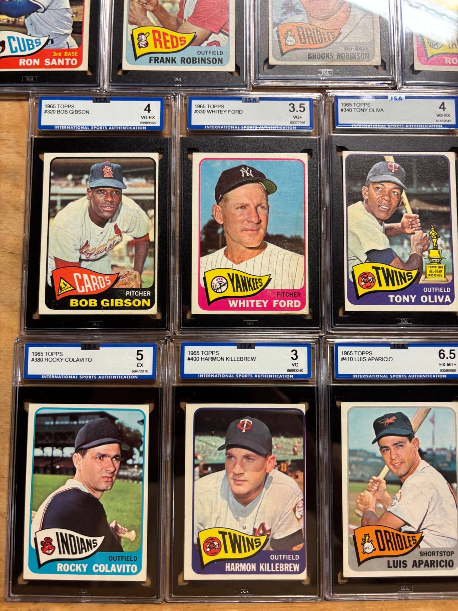 1965 Topps Partial Baseball Set MANTLE 5.5 - 18
