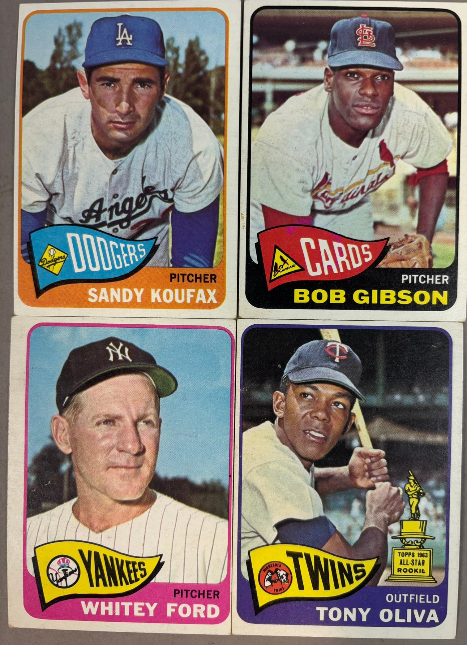 1965 Topps Partial Baseball Set MANTLE 5.5 - 4