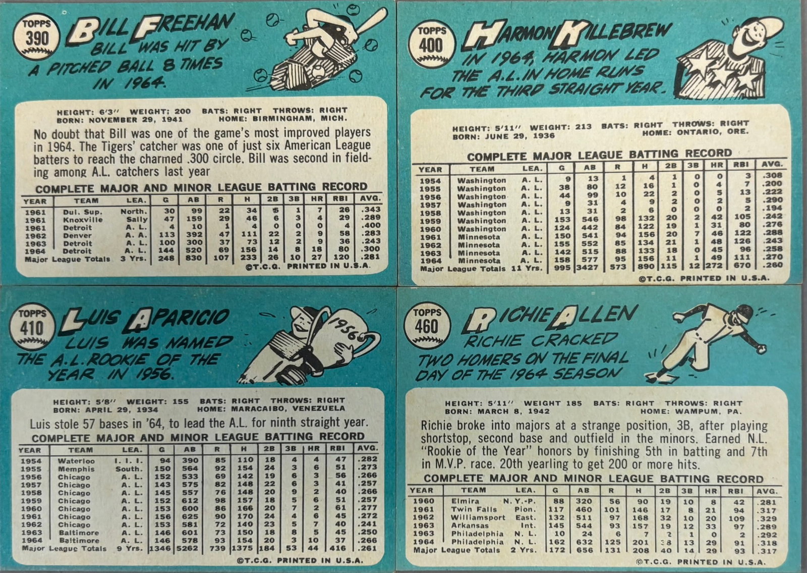 1965 Topps Partial Baseball Set MANTLE 5.5 - 7