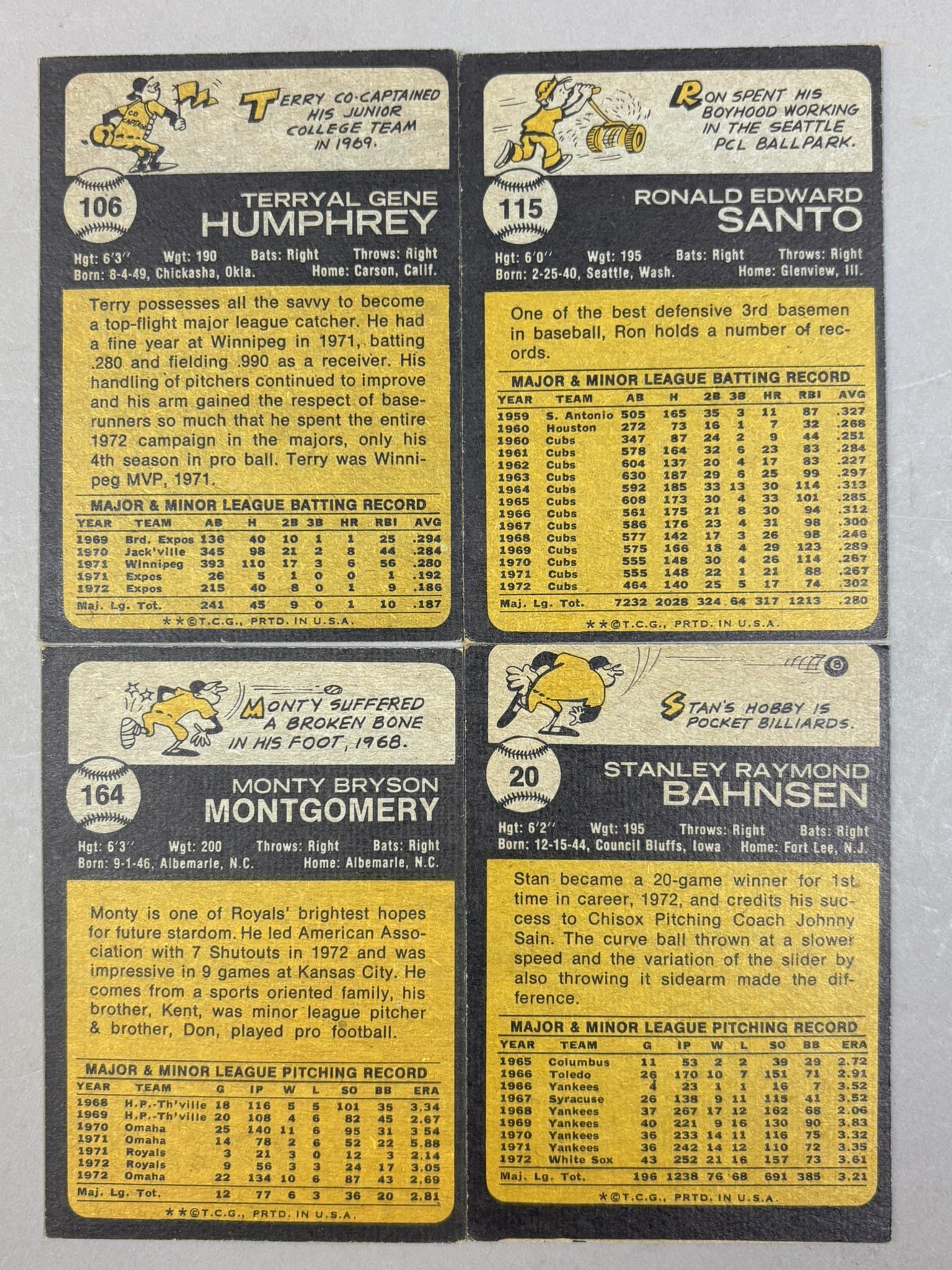 1973 Topps Baseball Partial & Duplicate Set - 6