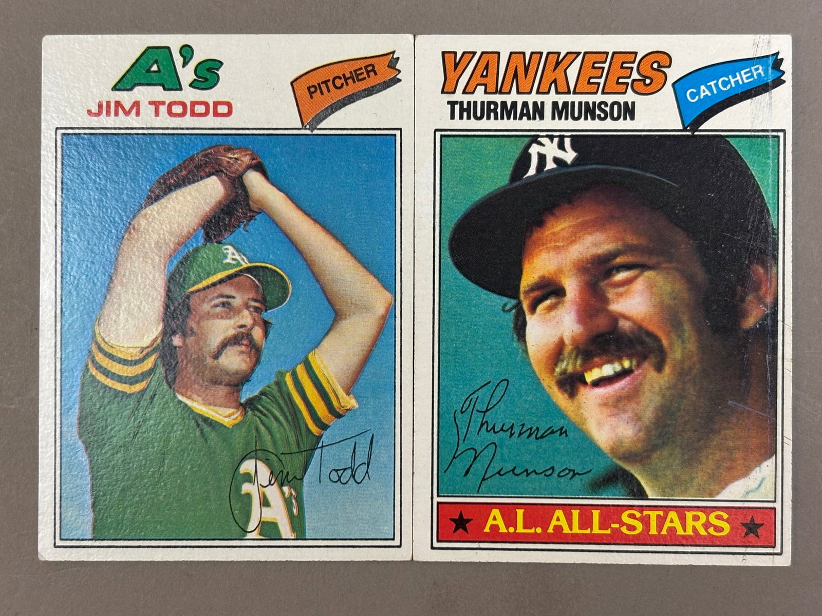 1977 Topps Baseball Partial Complete Card Set Lot - 2