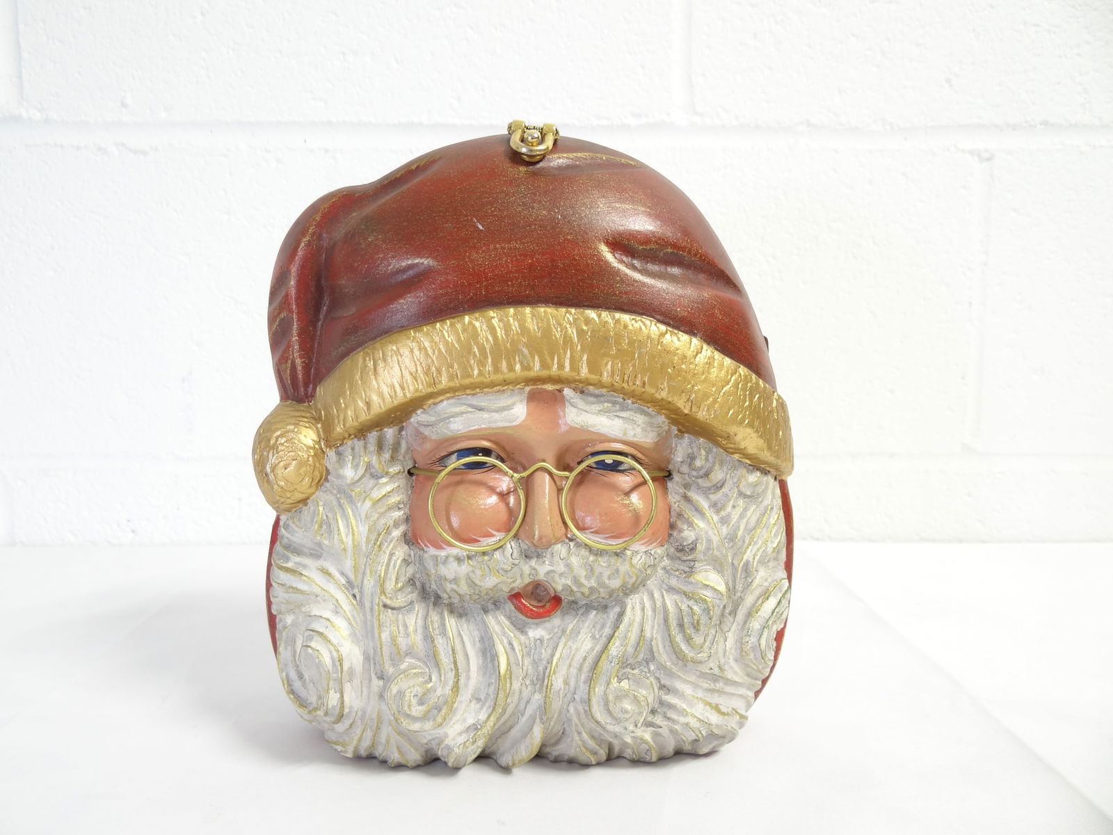 Timmy Woods Beverly Hills Whimsical Artisan Santa Claus Handbag