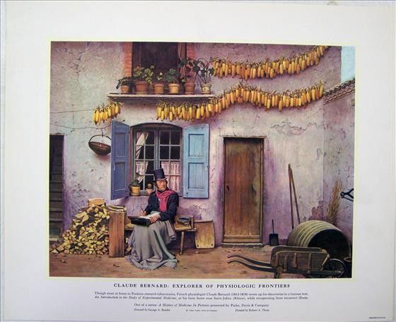 Explorer OF Physiologic Frontiers: Claude' Bernard: Explorer OF Physiologic Frontiers By Robert Thom 13" X 10"