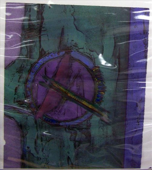 Peace Spirit Mono Print #1/1