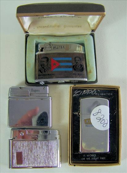 4 lighters: 4 lighters - Goodrich - Bentley - Rogers - Cuba