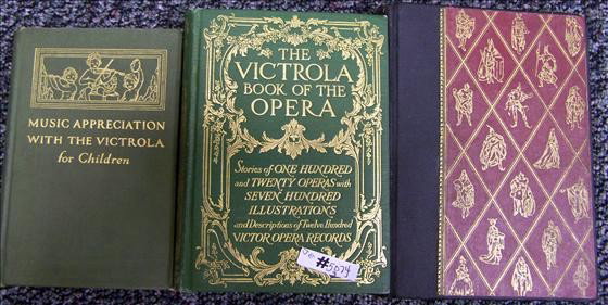 3 books - Music appreciation: 3 books - Music appreciation for children - Victrola book of Opera - 1929