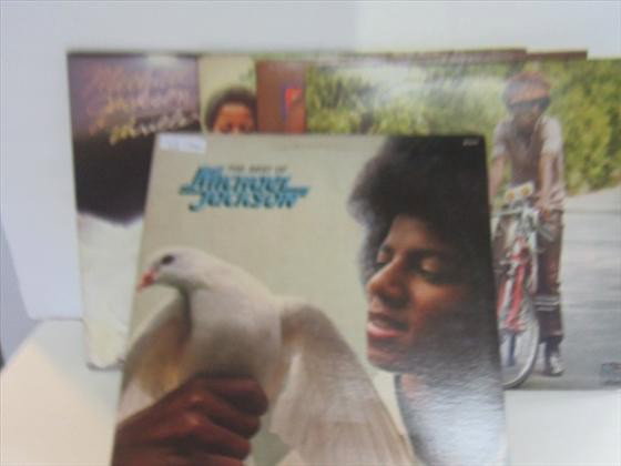 5 Michael Jackson LP Albums: 5 Michael Jackson LP Albums-Best of Michael-Jackson5-Maybe tomorrow-Ben-Thriller-