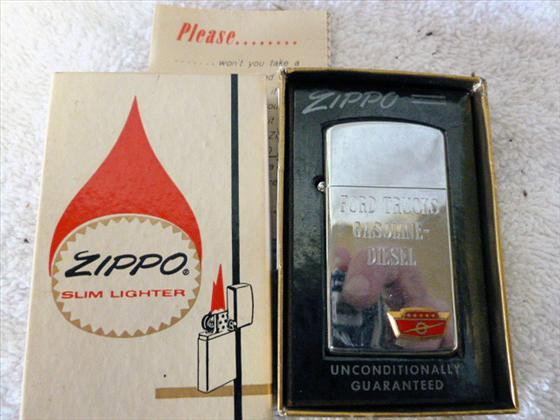 Zippo Lighter Ford truck gasoline diesel: Zippo Lighter Ford truck gasoline diesel - with emblem and box - #1610 High polish 2 1/4 long