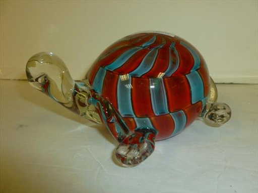 Murano glass turtle