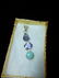 Rare Larimar and tanzanite Pendant 6.82 CT's in 925 Sil