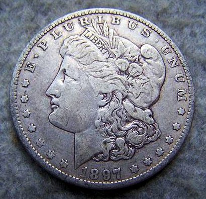 1897O Morgan Silver Dollar: 1897O Morgan Silver Dollar