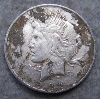 1922 Peace Silver Dollar: 1922 Peace Silver Dollar