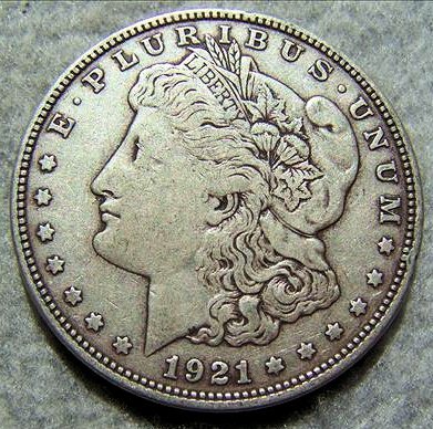 1921D Morgan Silver Dollar: 1921D Morgan Silver Dollar