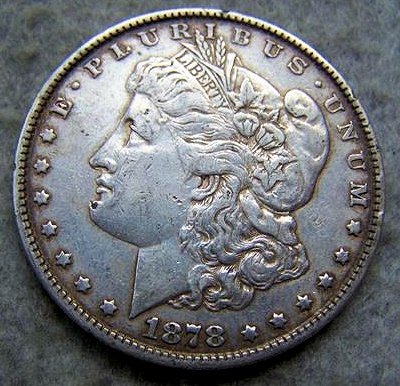 1878 Morgan Silver Dollar: 1878 Morgan Silver Dollar