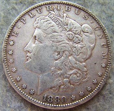 1880 Morgan Silver Dollar: 1880 Morgan Silver Dollar